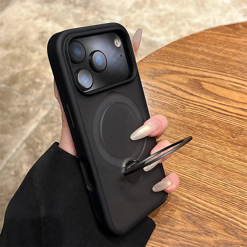 Magsafe Metal Car Holder Ring iPhone Case