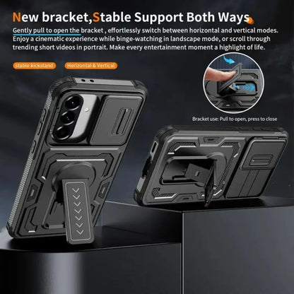 Folding Bracket Heavy Armor Case For Samsung Galaxy