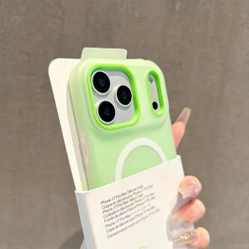 Original Candy Color 2IN1 For MagSafe Wireless Charging iPhone Case