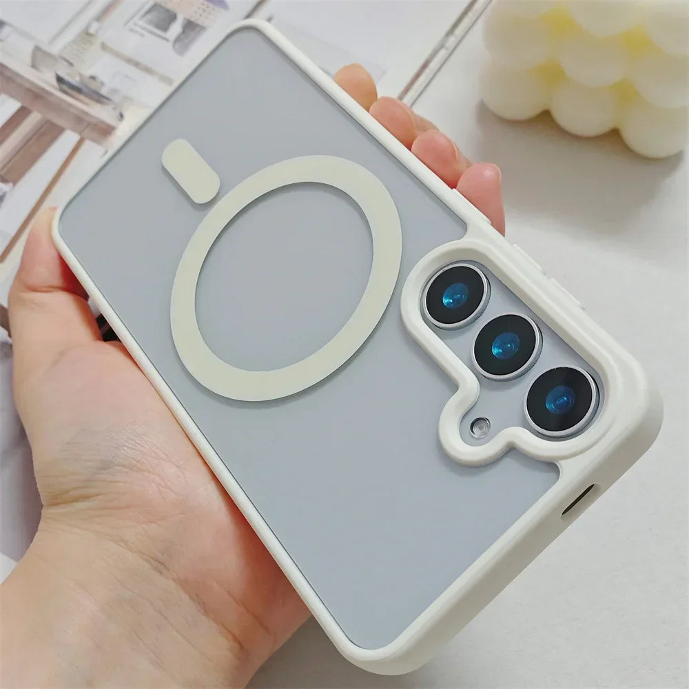New Frosted Magnetic Samsung Galaxy Phone Case