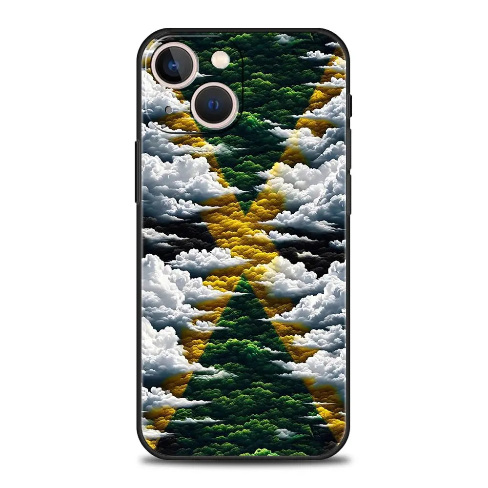 Jamaica National Flag iPhone Case