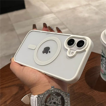 Luxury MagSafe Transparent iPhone Case