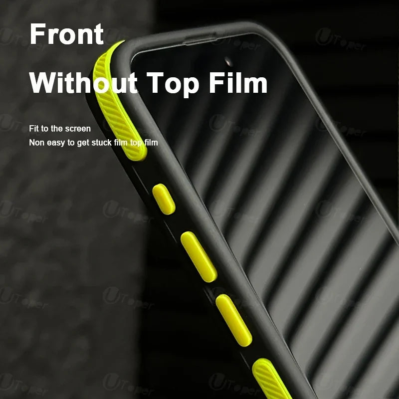 New Bicolor Matte Frosted Magnetic Phone Case For iPhone