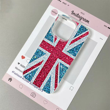USA & UK Flag iPhone Case