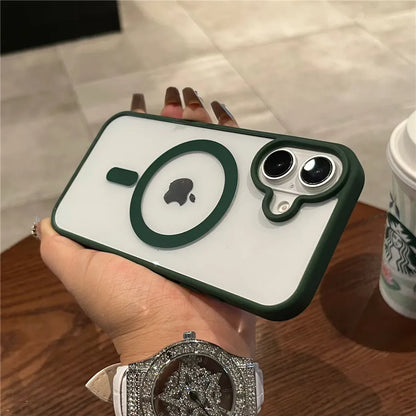 Luxury MagSafe Transparent iPhone Case