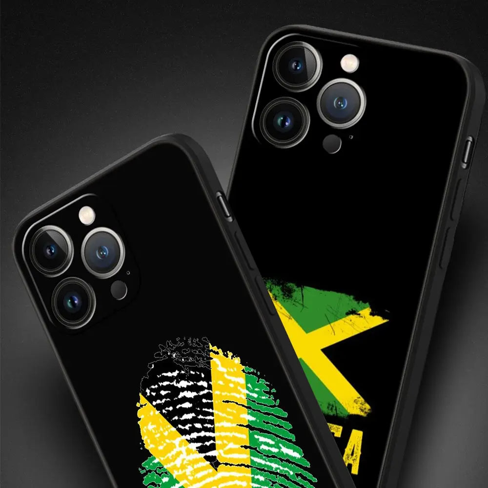 Jamaica National Flag iPhone Case