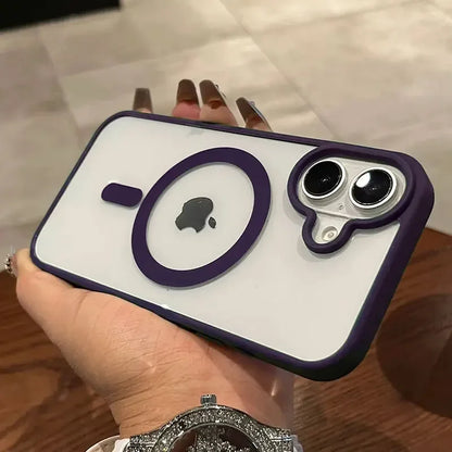 Luxury MagSafe Transparent iPhone Case