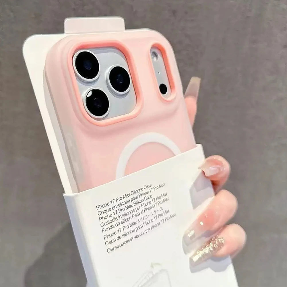 Original Candy Color 2IN1 For MagSafe Wireless Charging iPhone Case