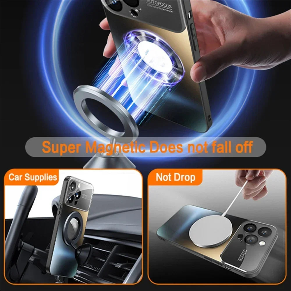 Titanium Metallic Matte Case For iPhone
