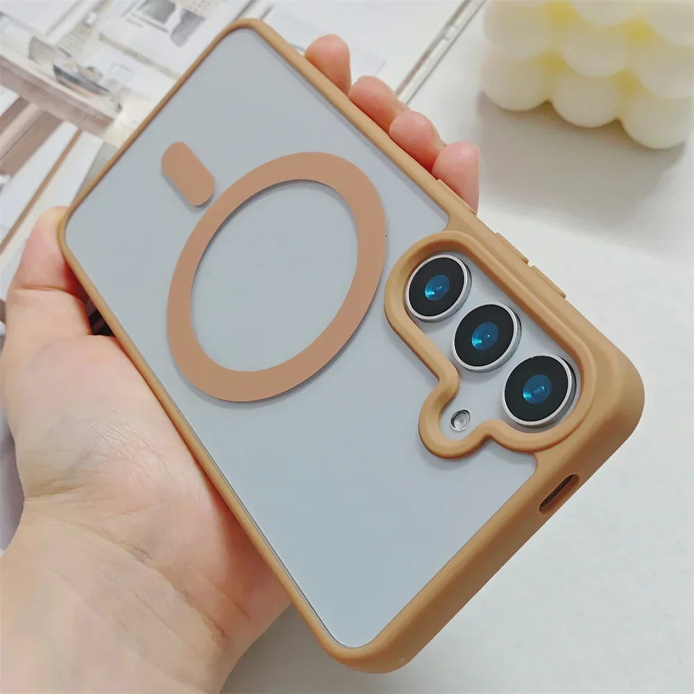 New Frosted Magnetic Samsung Galaxy Phone Case
