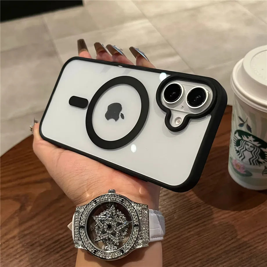 Luxury MagSafe Transparent iPhone Case