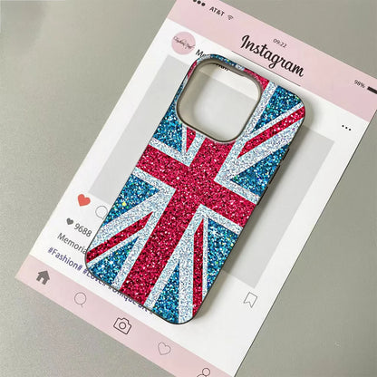 USA & UK Flag iPhone Case
