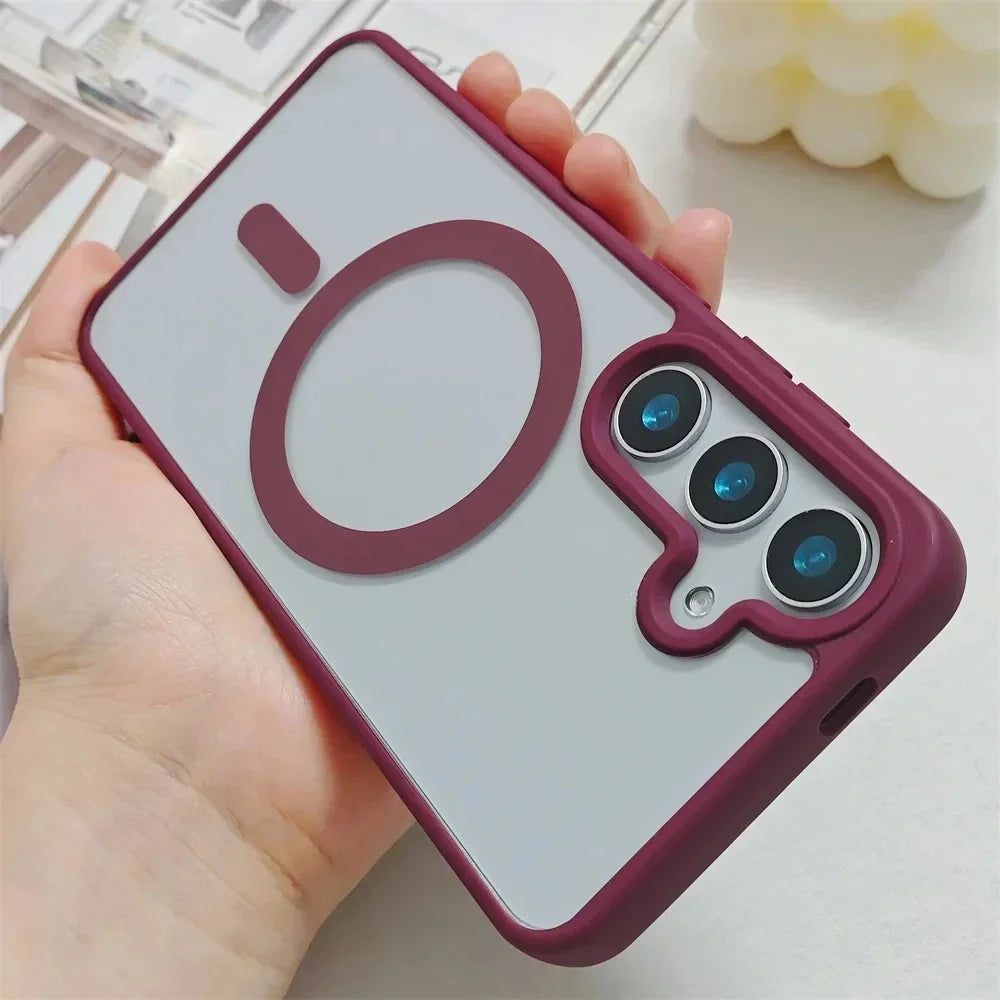 New Frosted Magnetic Samsung Galaxy Phone Case