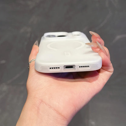 Original Candy Color 2IN1 For MagSafe Wireless Charging iPhone Case