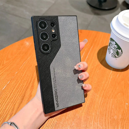 Luxury Splicing Leather Texture Phone Case for Samsung Galaxy