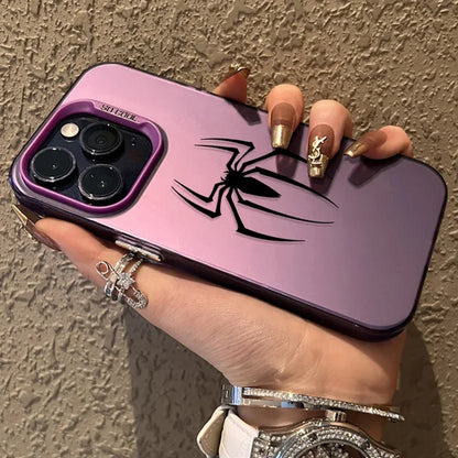Luxury Marvel Batman's Spider-Man Plating Hard Case for iPhone