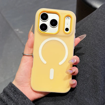 Original Candy Color 2IN1 For MagSafe Wireless Charging iPhone Case
