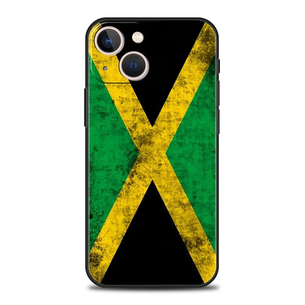 Jamaica National Flag iPhone Case