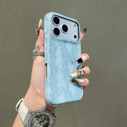 Luxury Classic Snake Leather iPhone Case