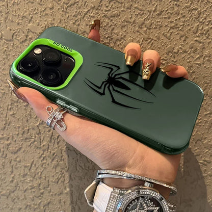 Luxury Marvel Batman's Spider-Man Plating Hard Case for iPhone