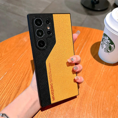 Luxury Splicing Leather Texture Phone Case for Samsung Galaxy