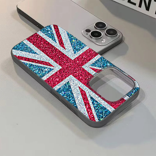 USA & UK Flag iPhone Case