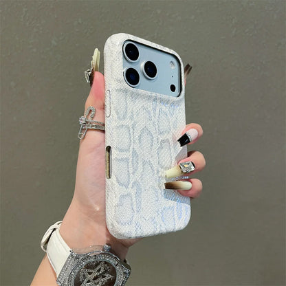 Luxury Classic Snake Leather iPhone Case