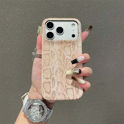 Luxury Classic Snake Leather iPhone Case