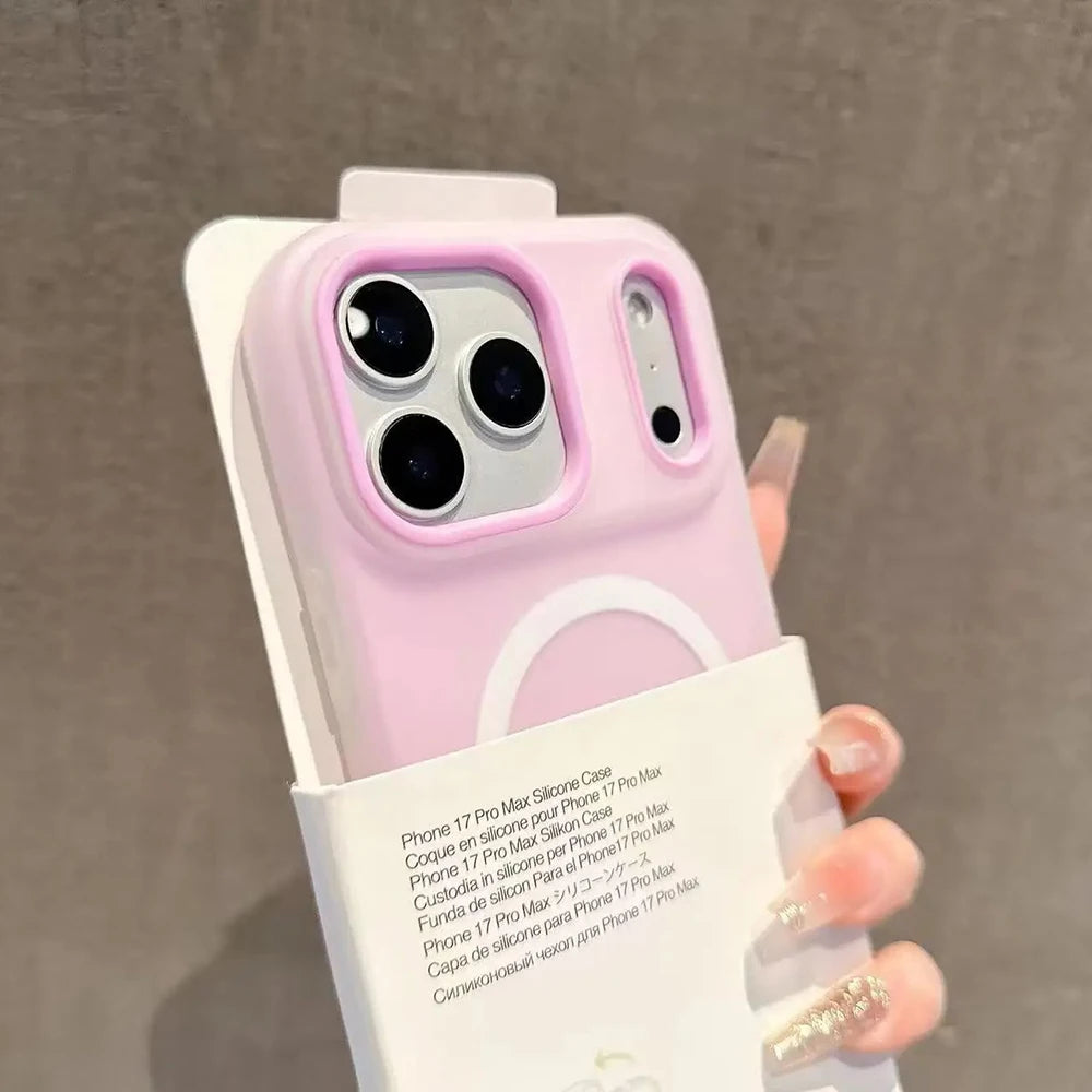Original Candy Color 2IN1 For MagSafe Wireless Charging iPhone Case