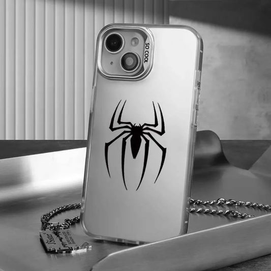 Luxury Marvel Batman's Spider-Man Plating Hard Case for iPhone