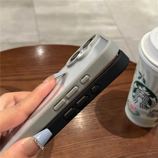 Luxury MagSafe Transparent iPhone Case