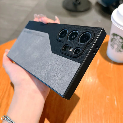 Luxury Splicing Leather Texture Phone Case for Samsung Galaxy
