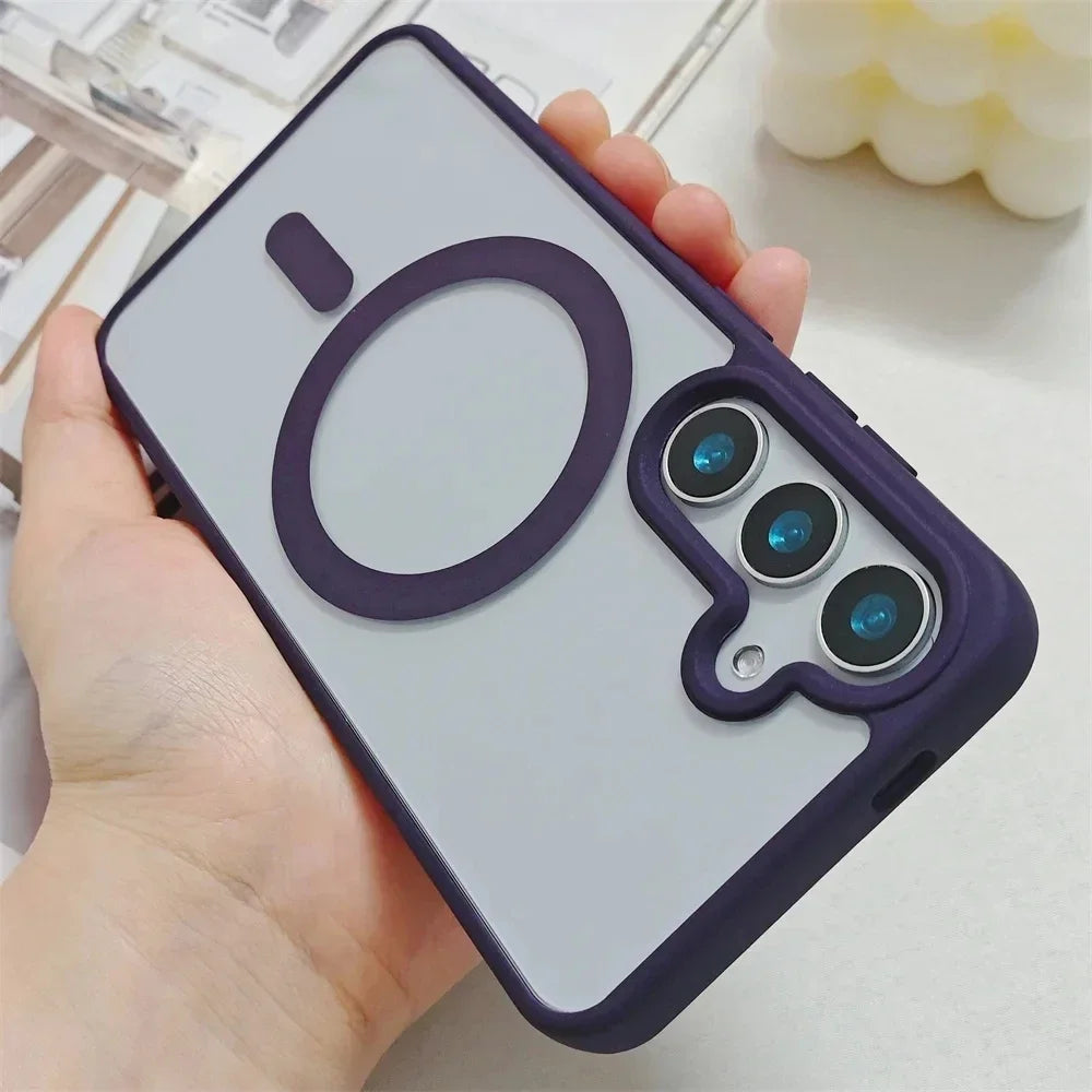 New Frosted Magnetic Samsung Galaxy Phone Case