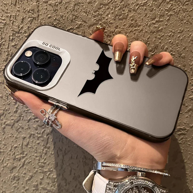 Luxury Marvel Batman's Spider-Man Plating Hard Case for iPhone