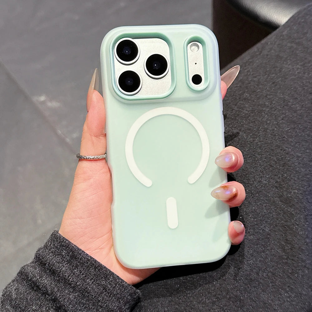 Original Candy Color 2IN1 For MagSafe Wireless Charging iPhone Case