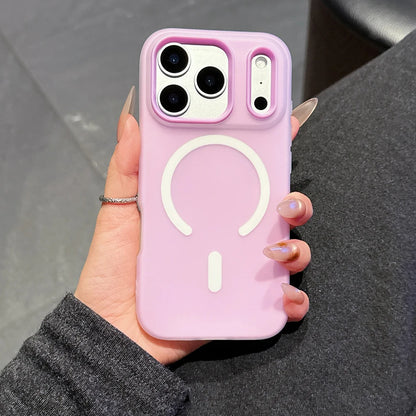 Original Candy Color 2IN1 For MagSafe Wireless Charging iPhone Case