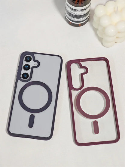 New Frosted Magnetic Samsung Galaxy Phone Case