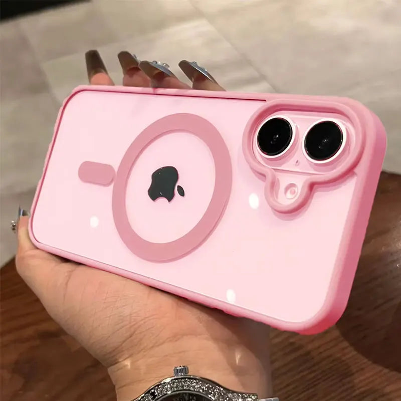 Luxury MagSafe Transparent iPhone Case