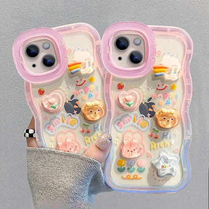 Bead Bracelet Chain Phone Holder Case For iPhone